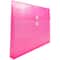 JAM Paper Letter Booklet Plastic Envelopes with Button & String Tie Closure, 12ct.